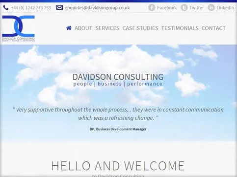 - Davidson Consulting Homepage