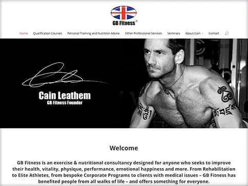 - GB Fitness Homepage