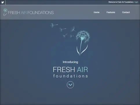 Freshair Foundations Website by Nettl