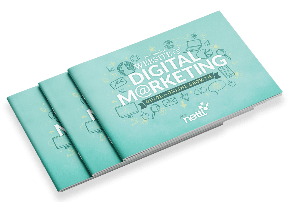 Digital Marketing Booklet Mockup - eCommerce Web Design Company - Digital Marketing Agency Near Me