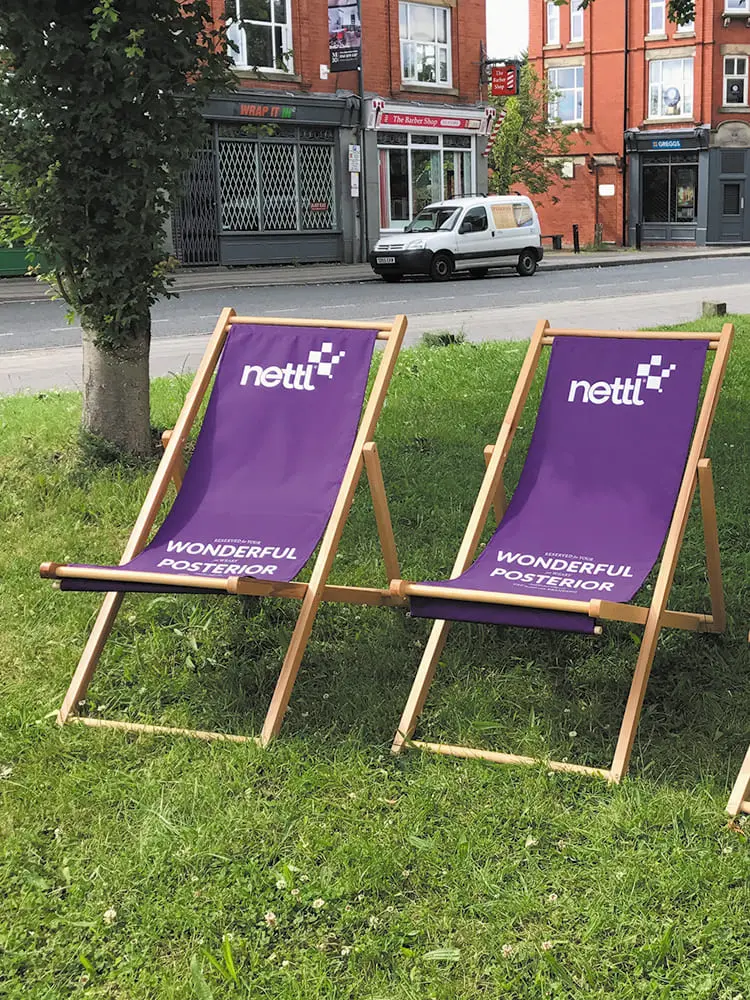 Nettl Deckchairs Graphic Design