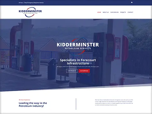 Kidderminster Petroleum Services Website Thumb