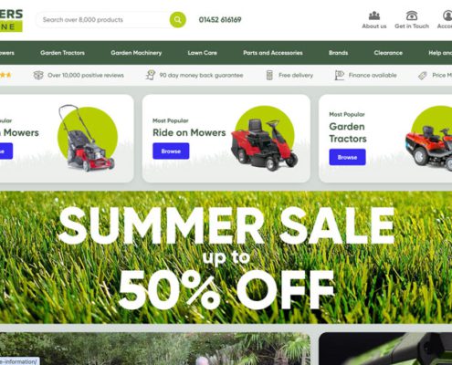 Mowers Online Ecommerce Website Audit by Nettl