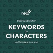 keywords or characters search or social digital marketing